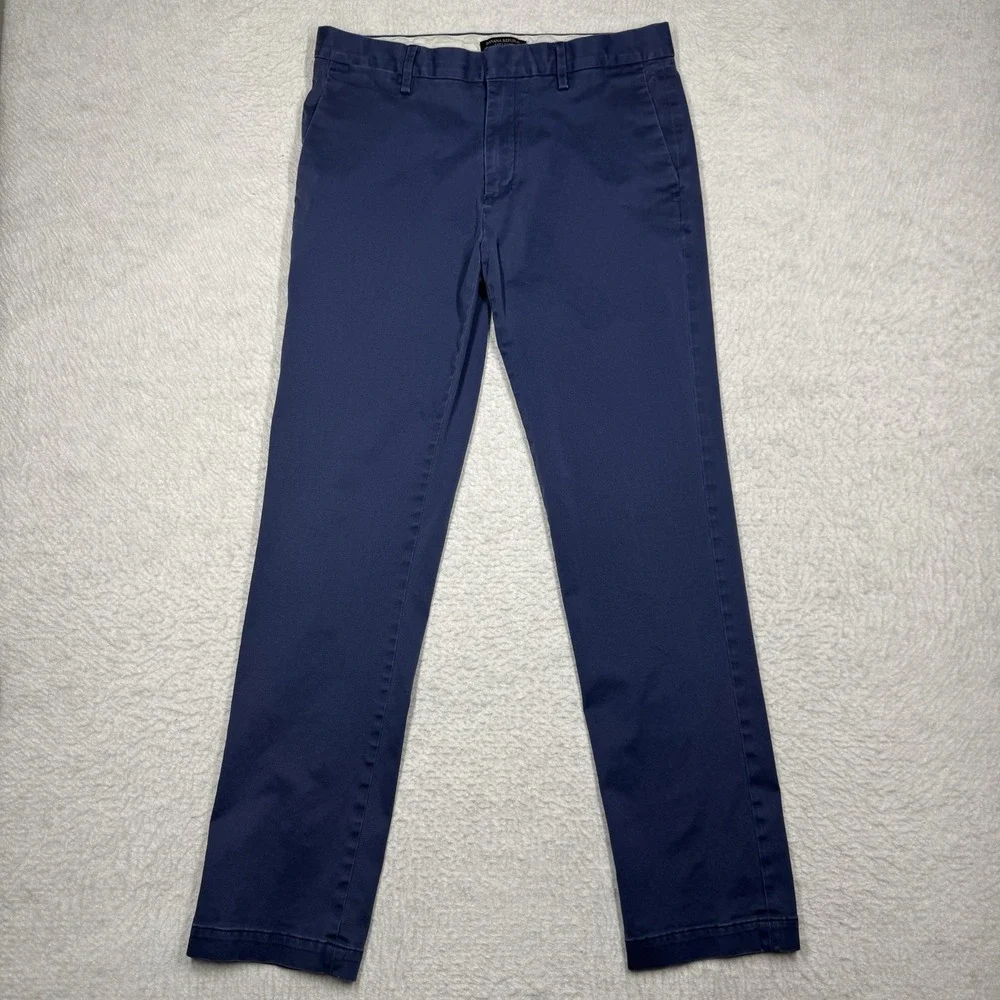 Banana Republic Aiden Chino Casual Pants Blue Men's Size 33x34